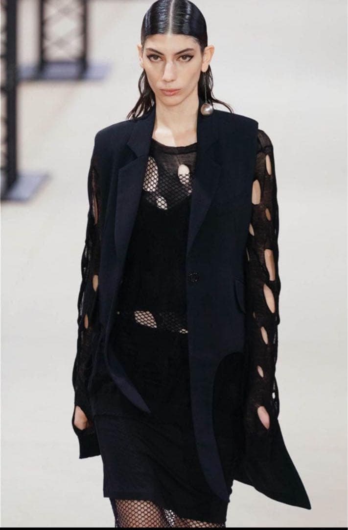 トップス ANN DEMEULEMEESTER HOLES KNIT 20ss