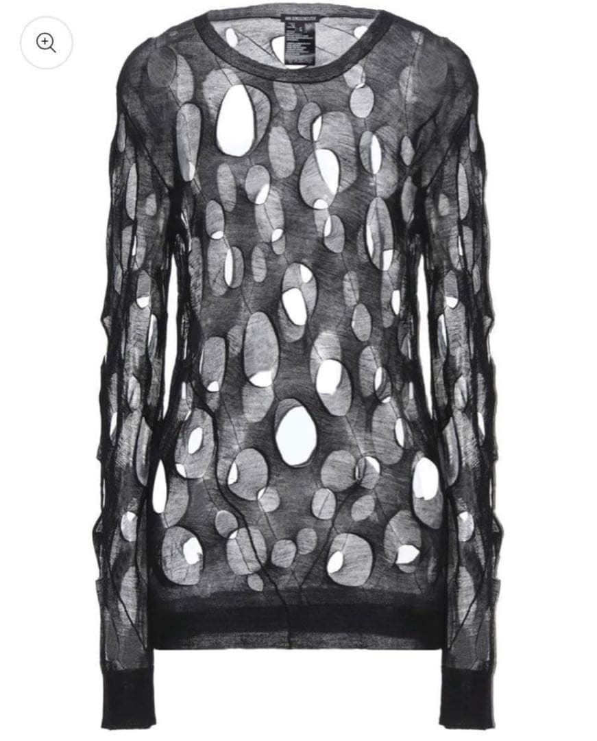 トップス ANN DEMEULEMEESTER HOLES KNIT 20ss