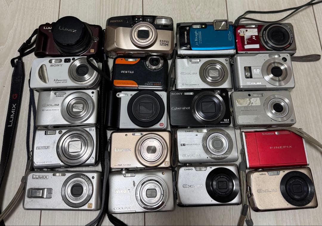 デジタルカメラ　20点セット　(未確認) (ジャンク品)