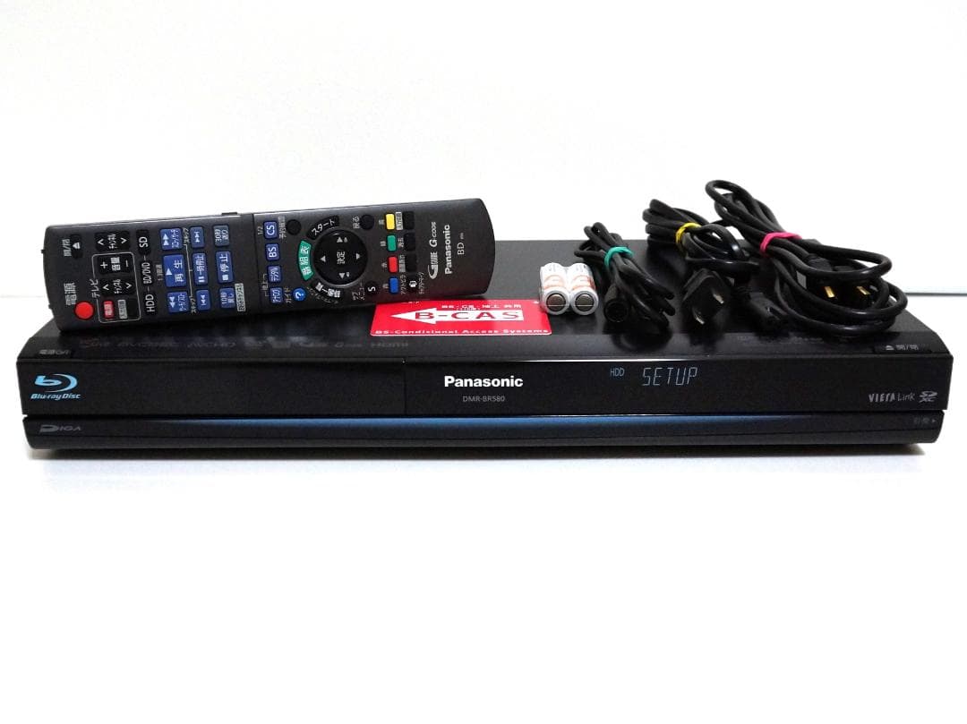 ☆美品☆整備品☆Panasonic ブルーレイ DMR-BR580☆純正リモ☆