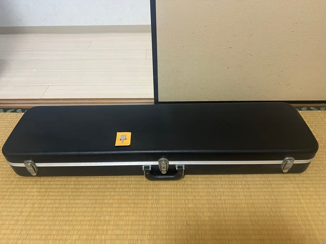 希少　白紅木　地歌用三弦　黒檀糸巻き　天然素材撥　ハードケース付き