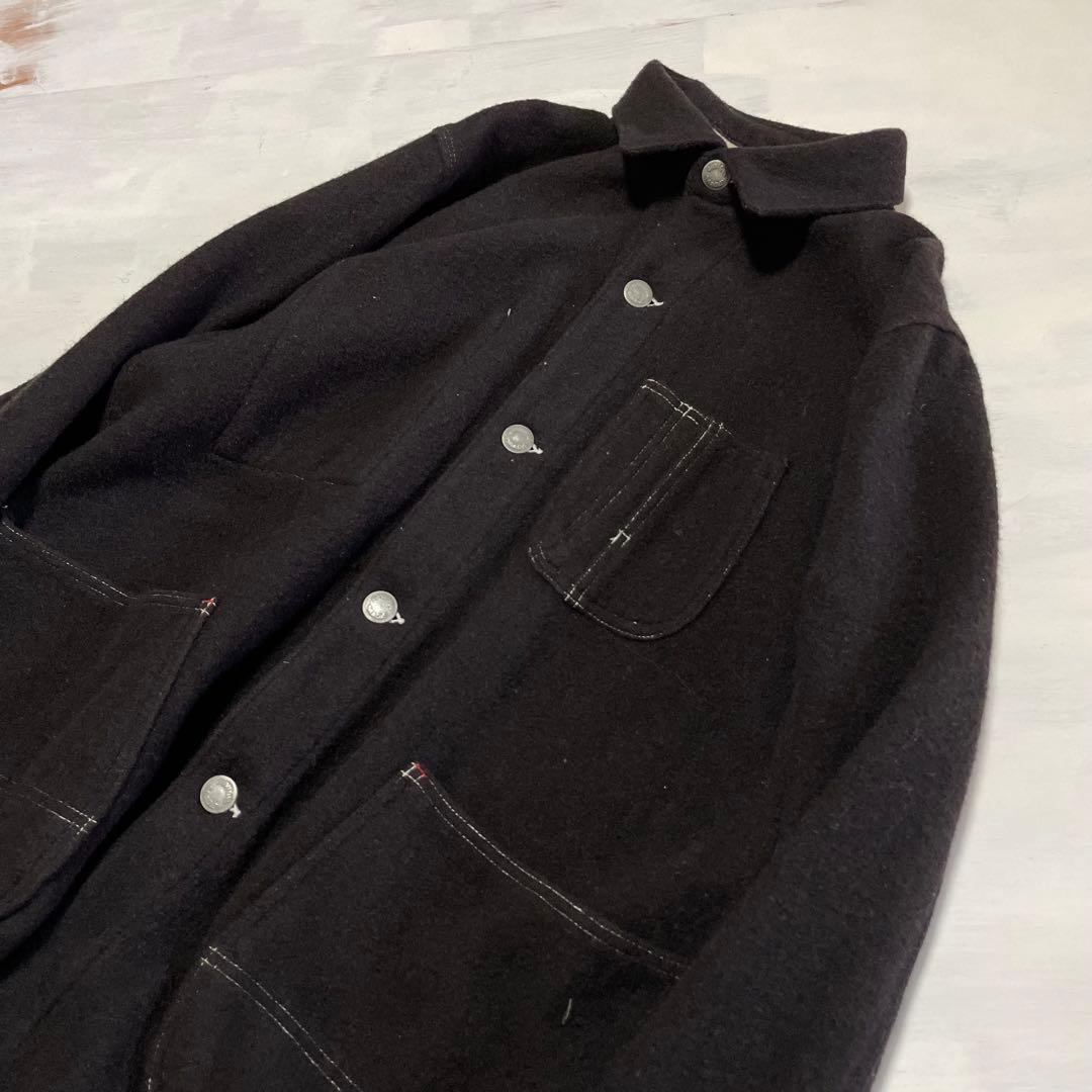 美品 STUDIO D'ARTISAN ウール カバーオール　L ビンテージ