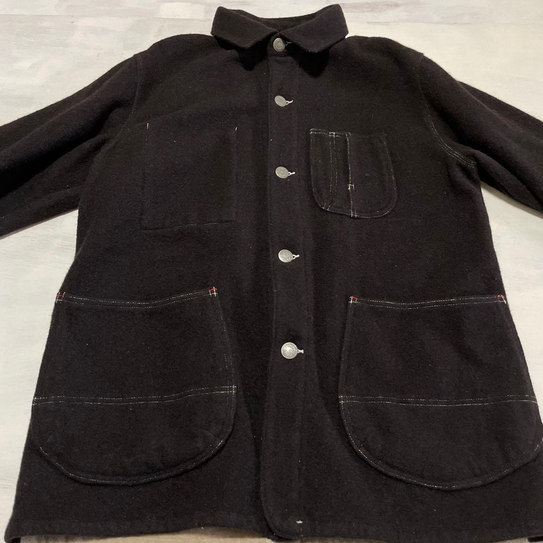 美品 STUDIO D'ARTISAN ウール カバーオール　L ビンテージ