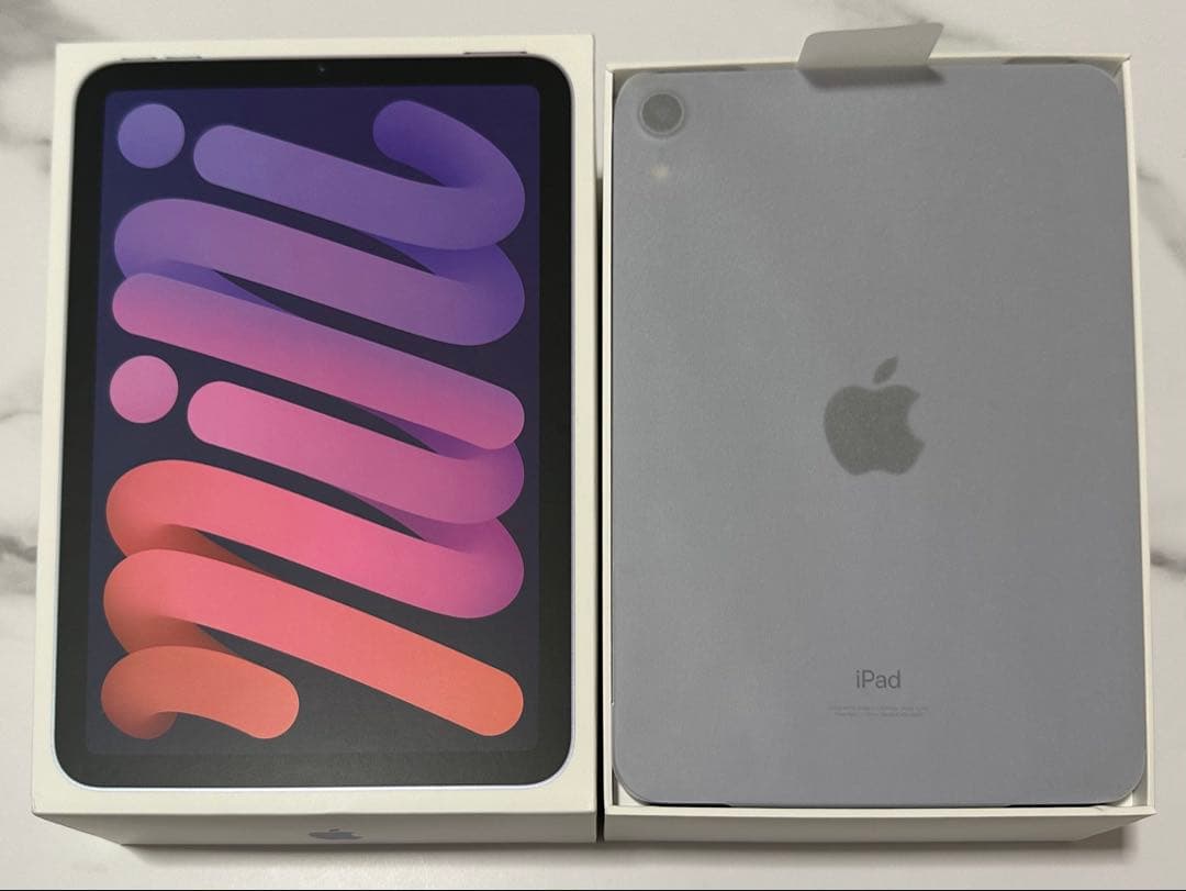 iPadmini第6世代64GBWi-Fiモデル パープル バッテリー98%