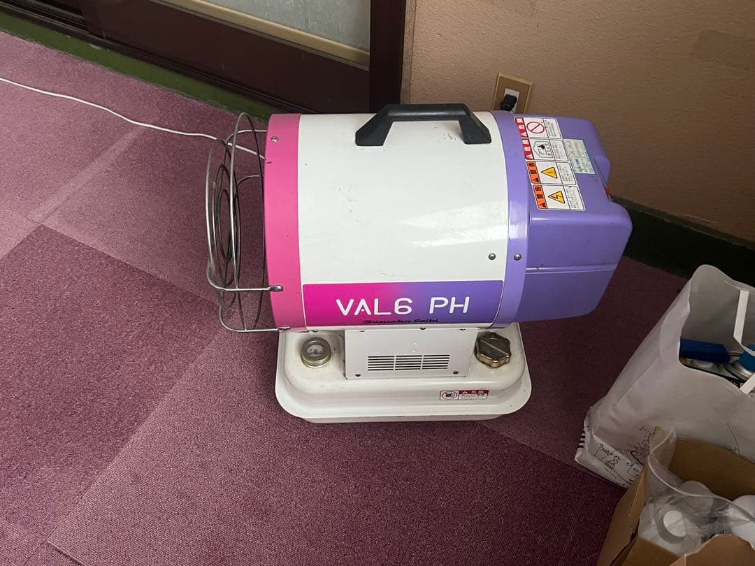 s*6様 ジェットヒーター VAL6 PH 60HZ