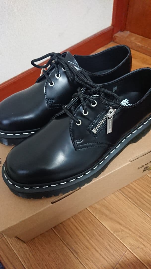 Dr.Martens ドクターマーチン ジップ ホワイトステッチ 26.0cm
