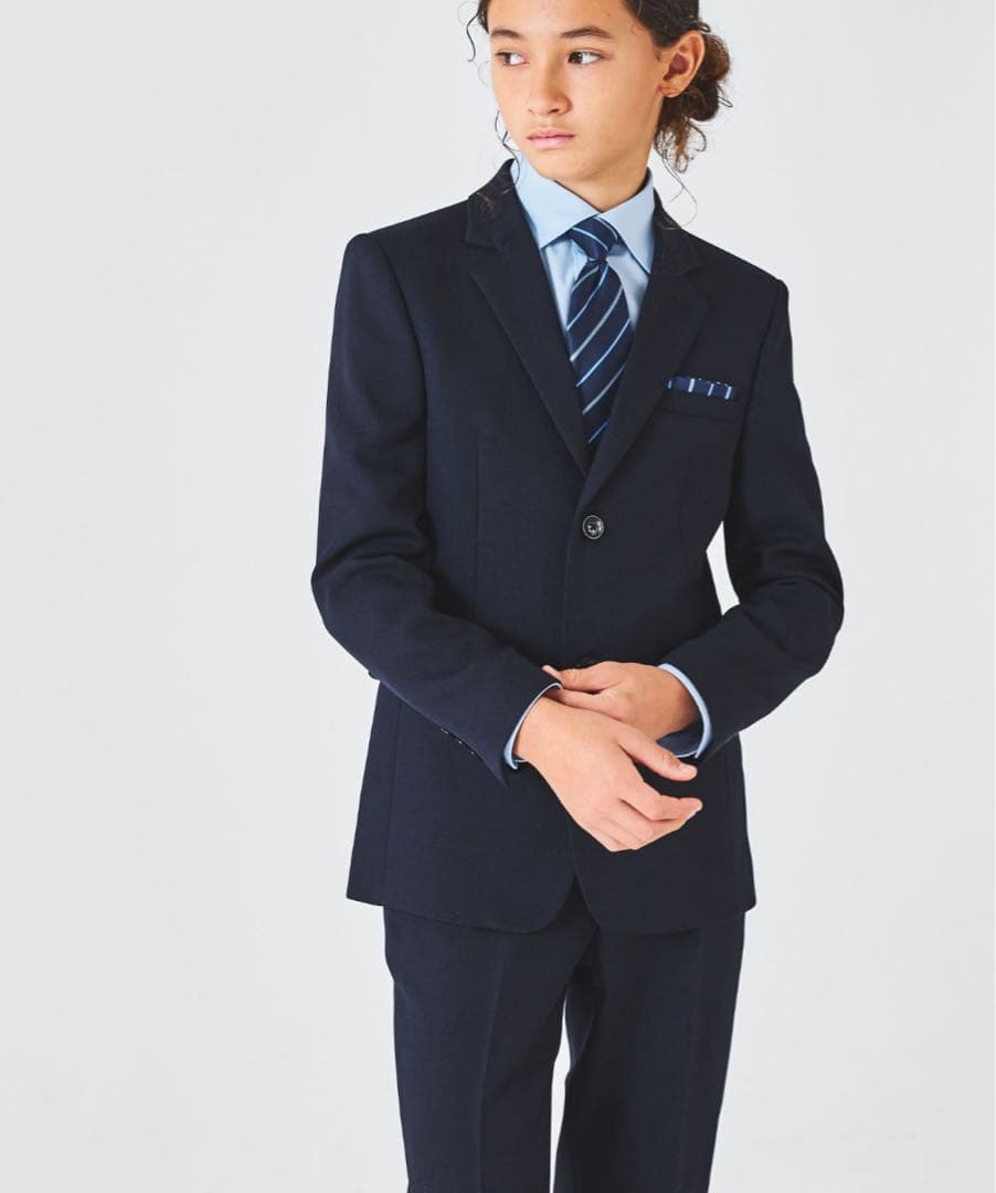 新品⭐️レジメンタルタイのベーシックスーツセット　150B