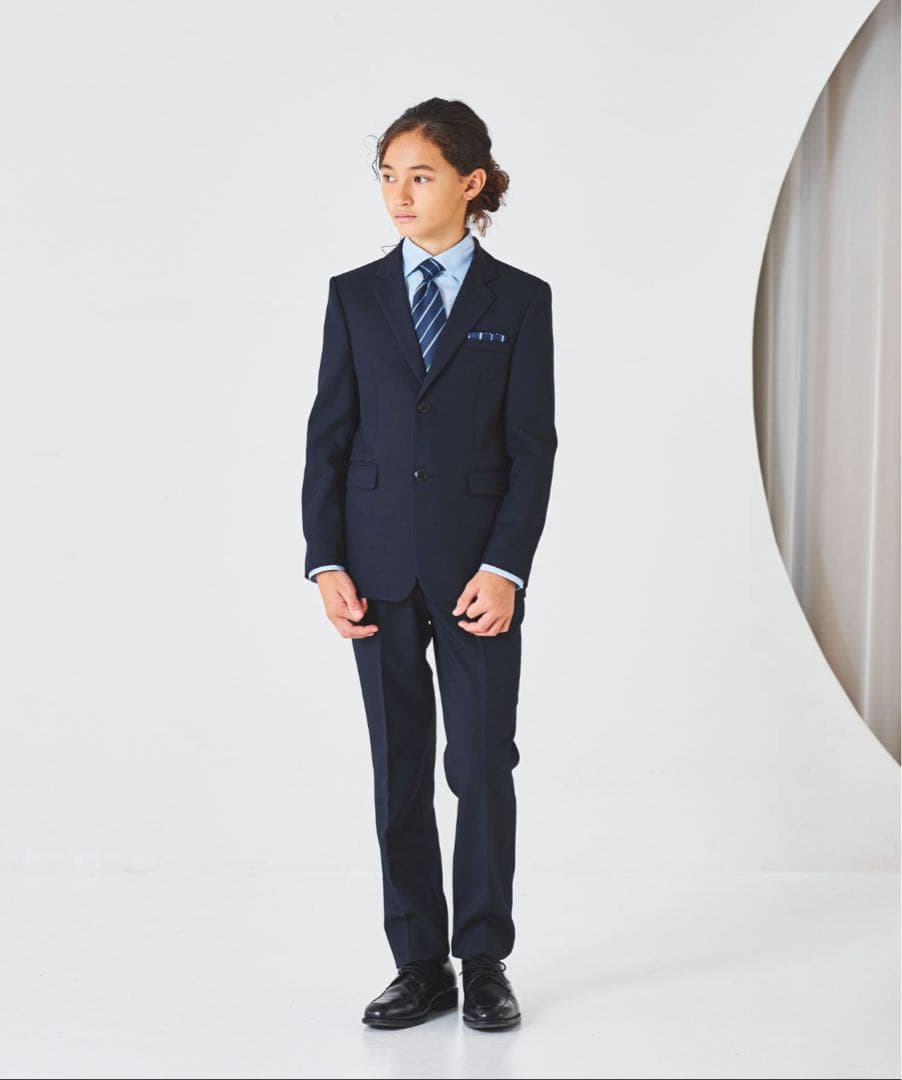 新品⭐️レジメンタルタイのベーシックスーツセット　150B