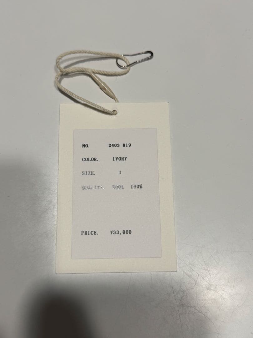 【crepuscule】M-G Skipper LS ニット