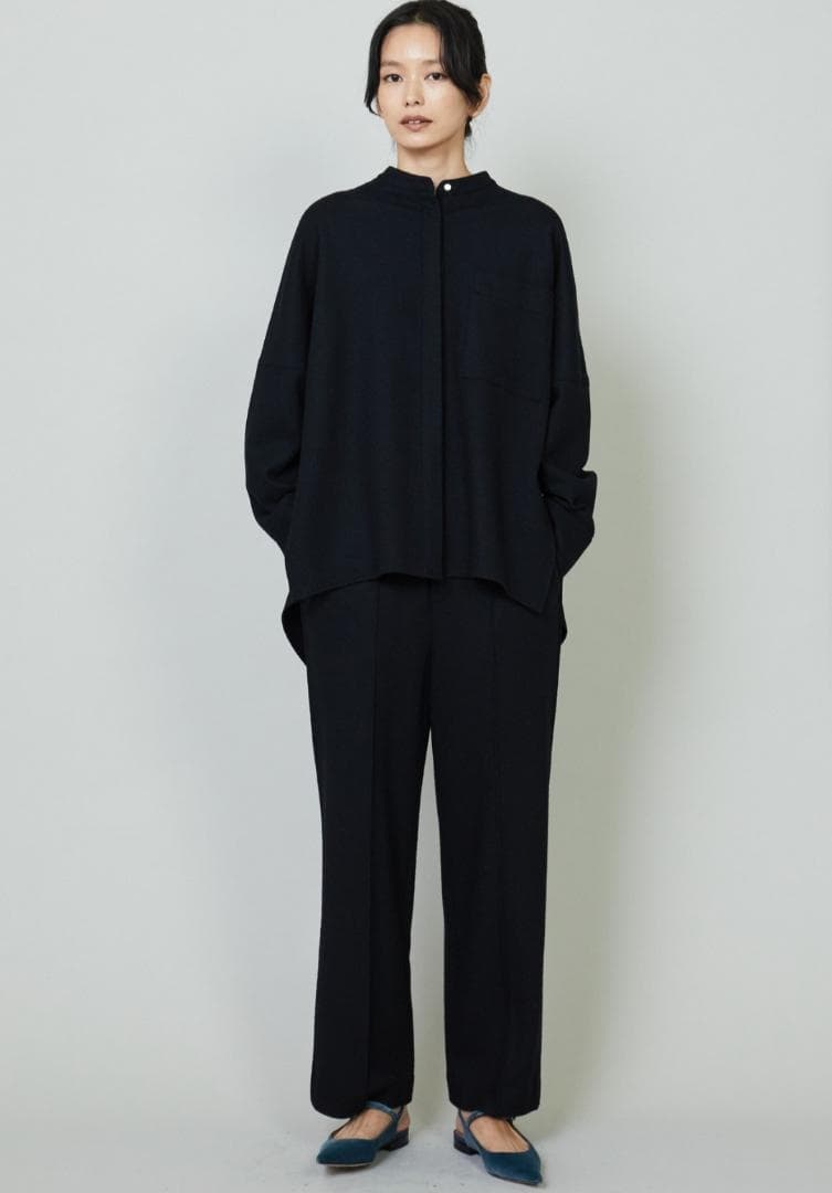 1erarrondissement　プルミエ　アロンディスモン　シャツ　　紺