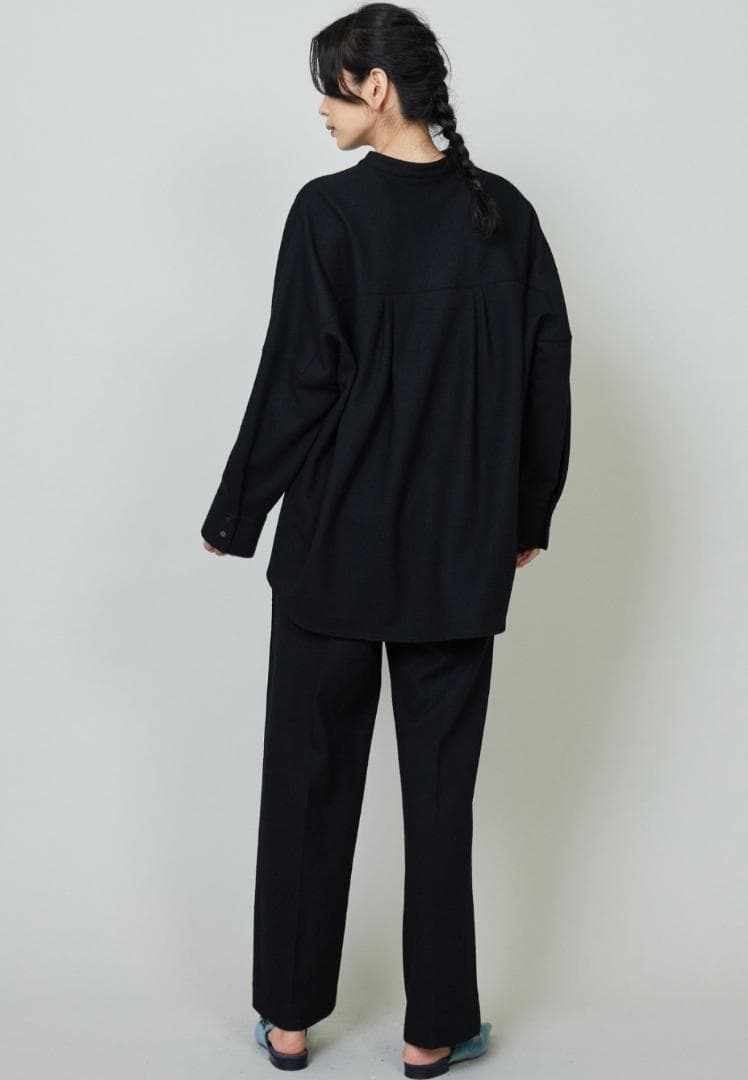 1erarrondissement　プルミエ　アロンディスモン　シャツ　　紺