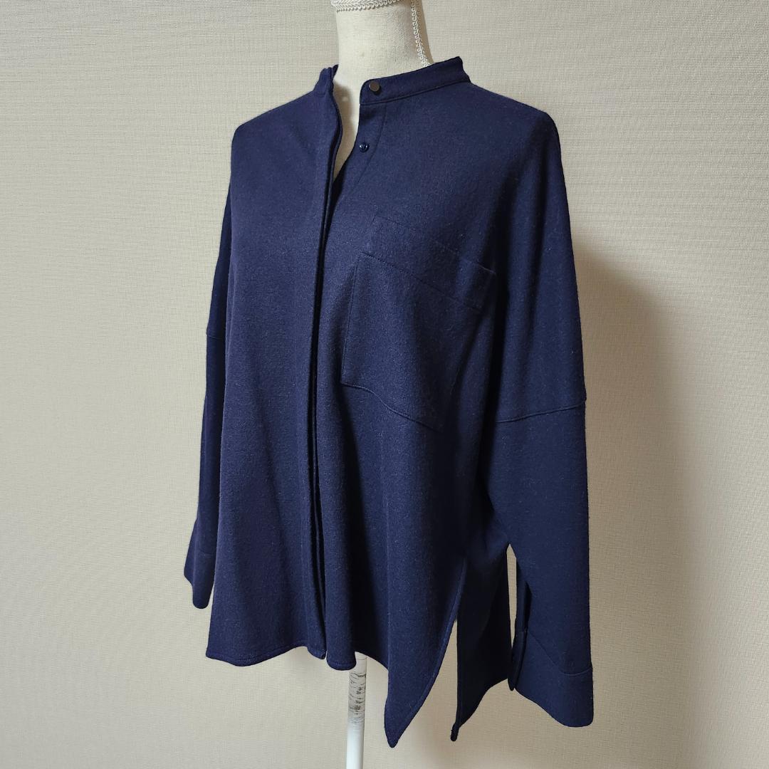 1erarrondissement　プルミエ　アロンディスモン　シャツ　　紺