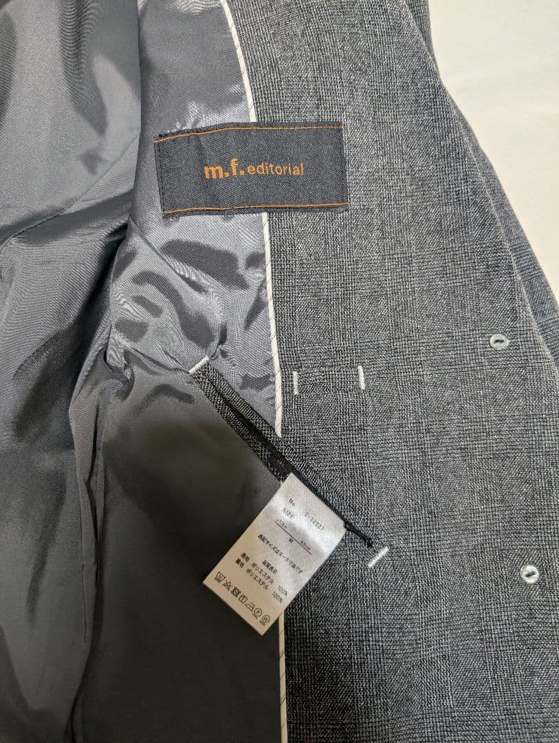 超美品！エムエフエディトリアル スーツ3点セット