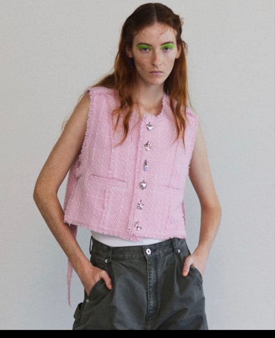 お値下げ　MAISON SPECIAL ツイード ベスト