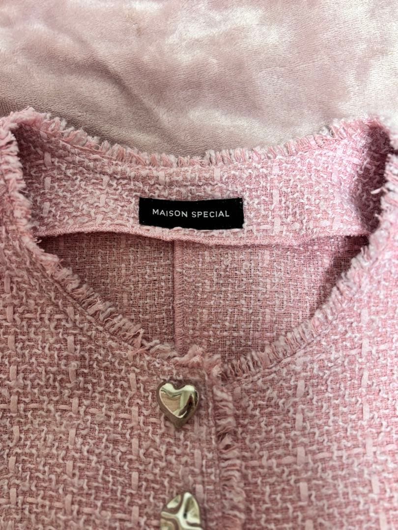 お値下げ　MAISON SPECIAL ツイード ベスト