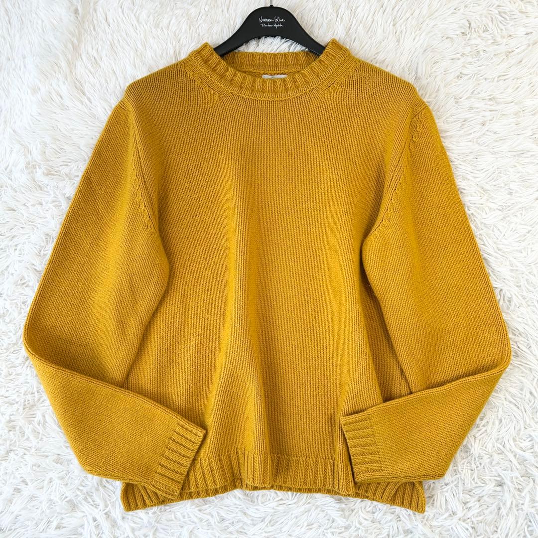 nomiamo ノミアモ カシミヤ100% 長袖ニット セーター クルーネック