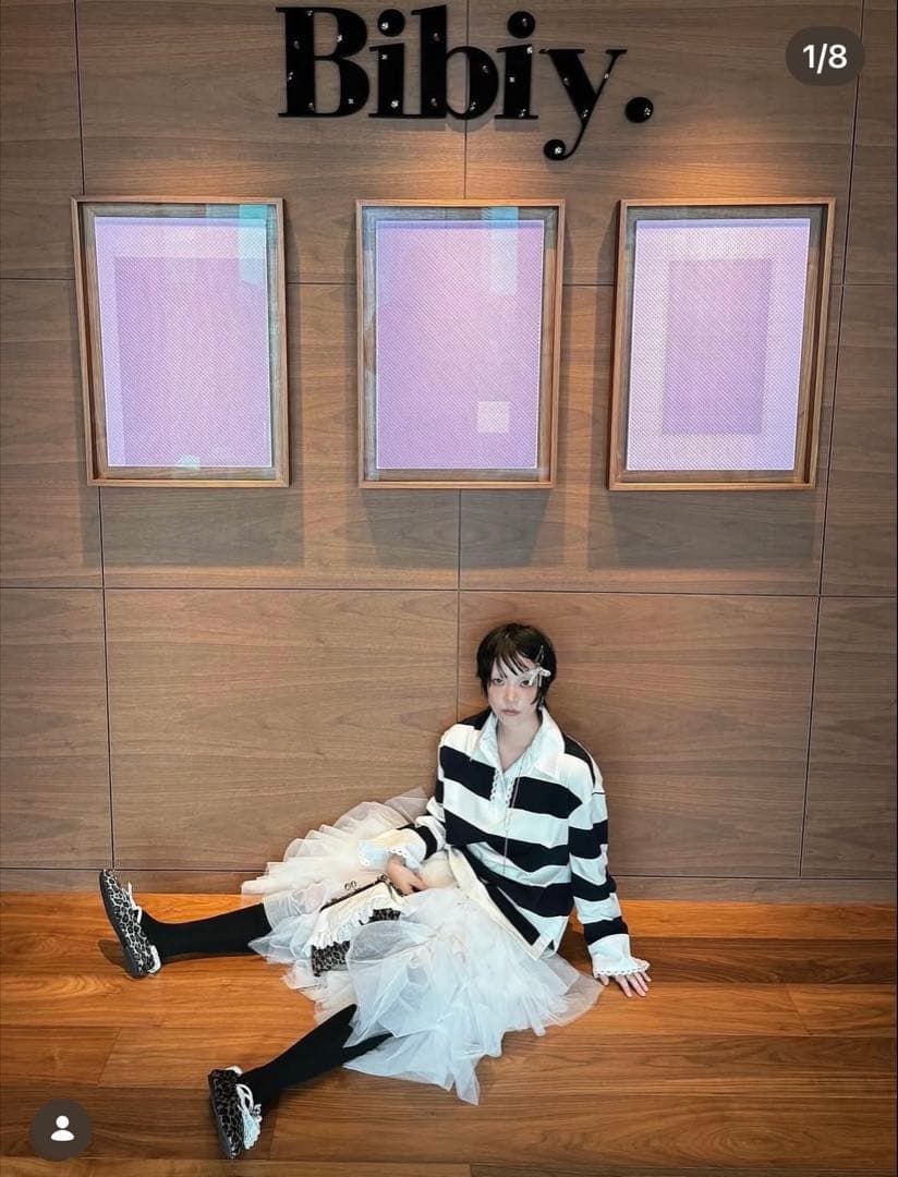 bibiy フランシーヌラグビートップス　美品