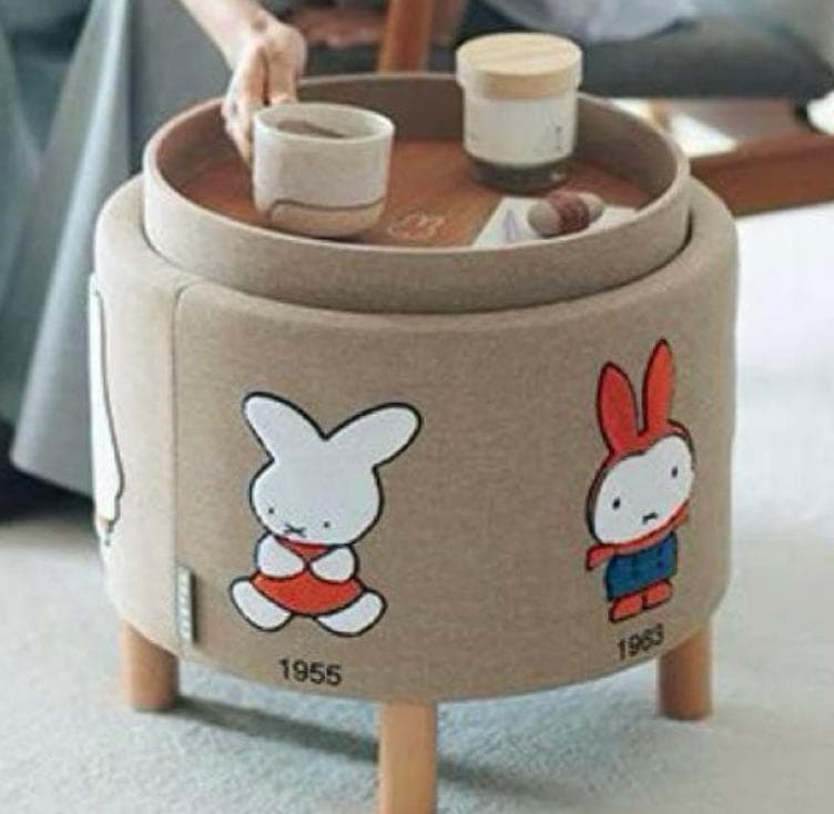 【新品未使用】StudioCLIP ミッフィー 3way 刺繍収納スツール