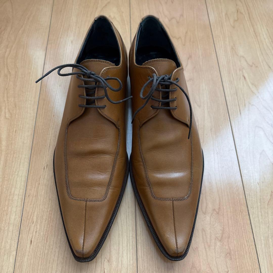 【しん】DOLCE&GABBANA レザー　革靴　ビジネス　ドレスシューズ