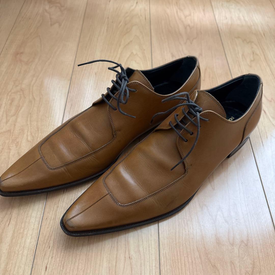 【しん】DOLCE&GABBANA レザー　革靴　ビジネス　ドレスシューズ