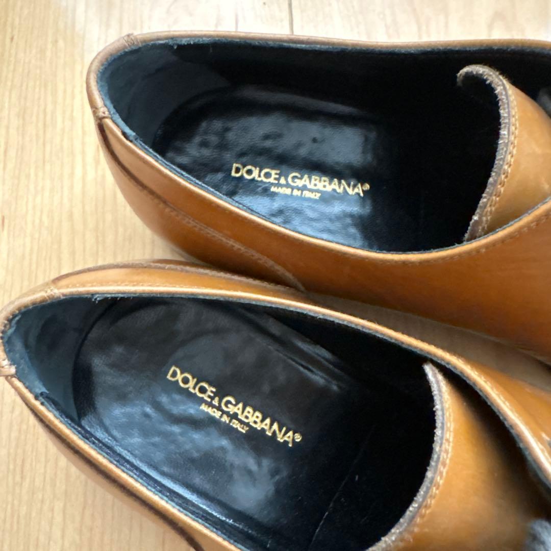 【しん】DOLCE&GABBANA レザー　革靴　ビジネス　ドレスシューズ