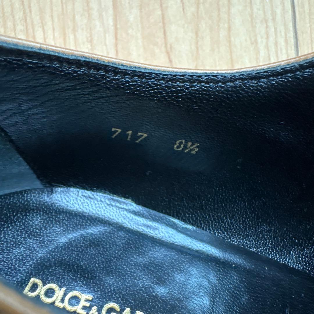 【しん】DOLCE&GABBANA レザー　革靴　ビジネス　ドレスシューズ