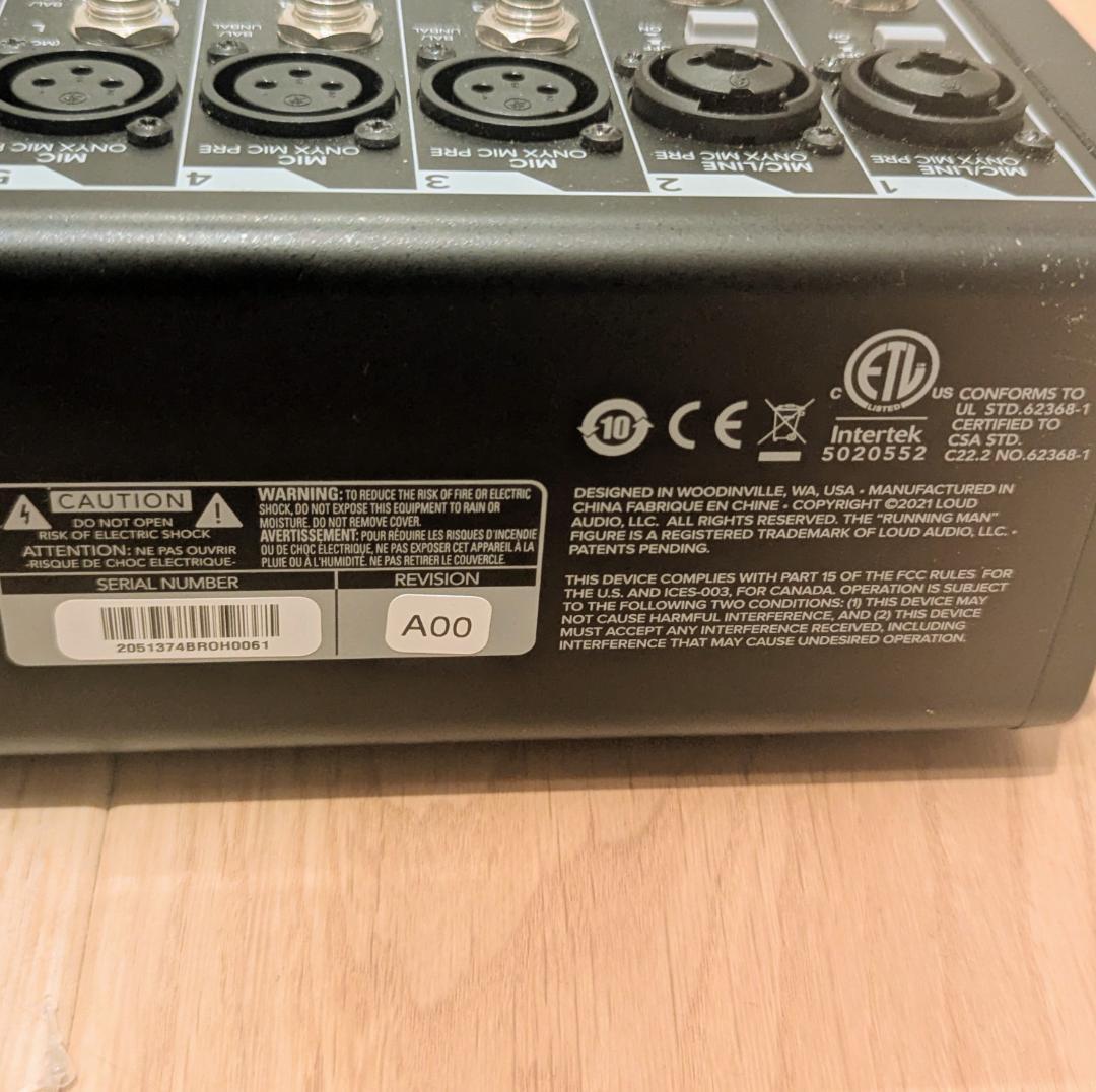 MACKIE ProFX12v3 FX搭載アナログミキサー 12チャンネル