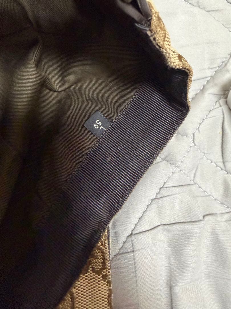 GUCCI GGパターンキャップ ベージュ
