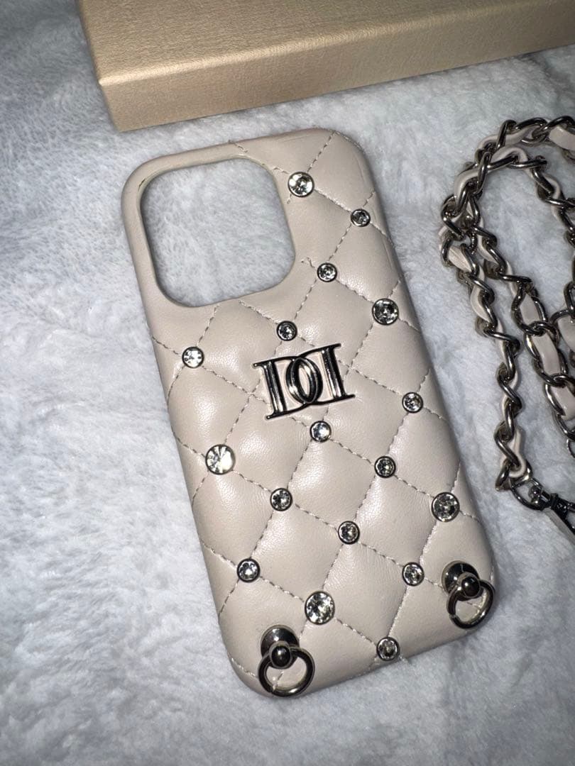 Darich キルティングビジューiPhoneケース　15pro