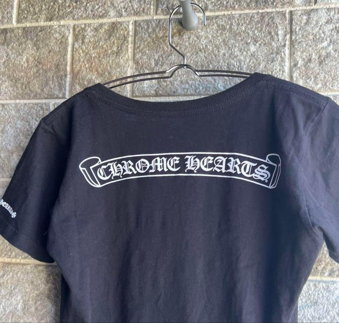 トップス ChromeHearts Vneck Tshirt black