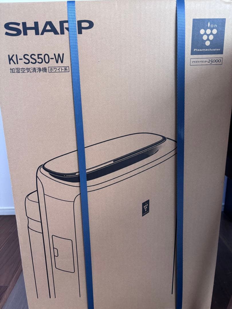 シャープ 空気清浄機 KI-SS50-W