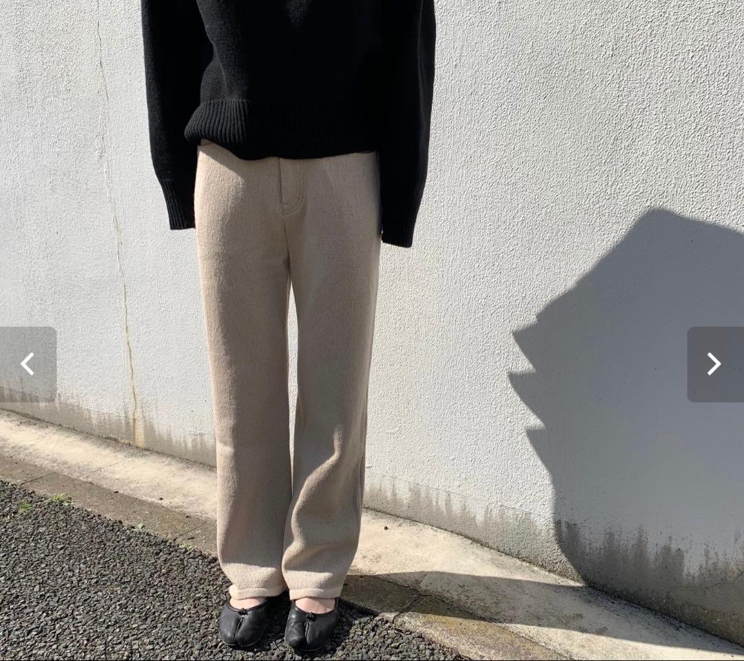 【yocosu 様6日まで取り置き】AURALEE ウールニットパンツ