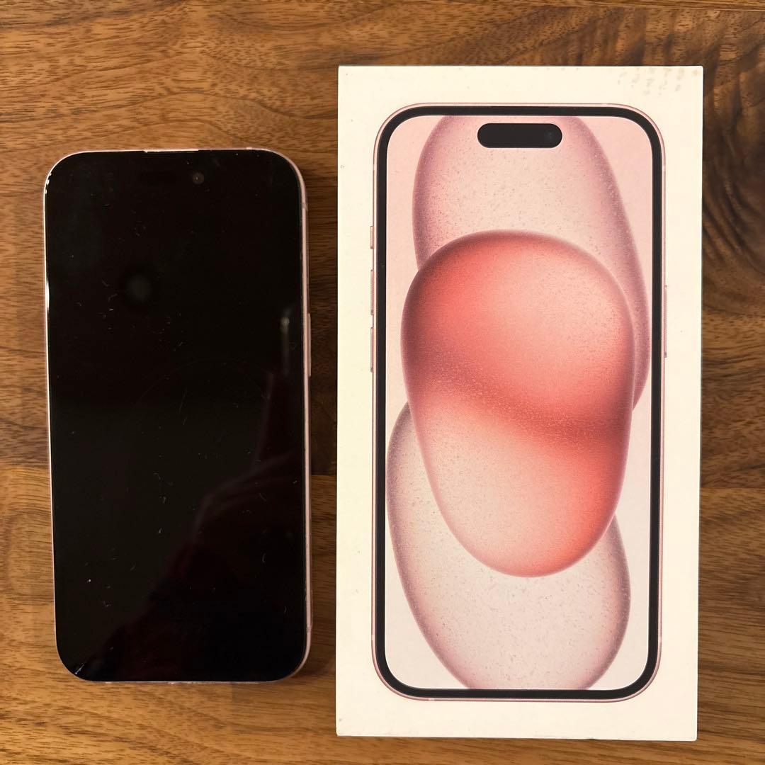 Apple iPhone 15本体 ピンク 256GB SIMフリー　箱つき