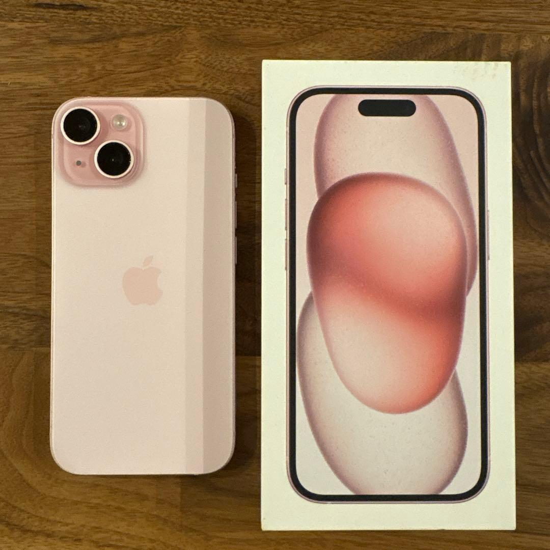 Apple iPhone 15本体 ピンク 256GB SIMフリー　箱つき