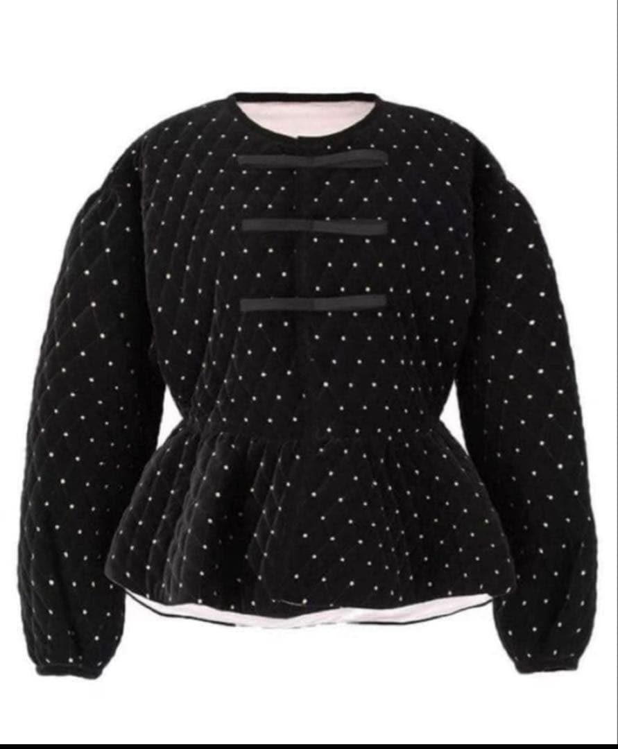 ジャケット・アウター bibiy ODETTE PEPURAMU CARDIGAN