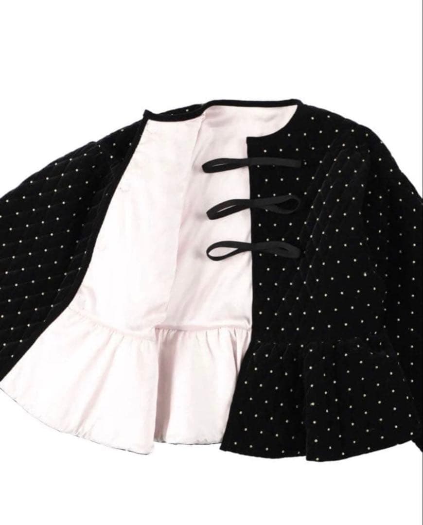 ジャケット・アウター bibiy ODETTE PEPURAMU CARDIGAN