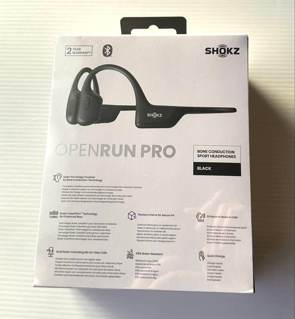 SHOKZ OpenRun Pro 骨伝導イヤホン SKZ-EP-000007