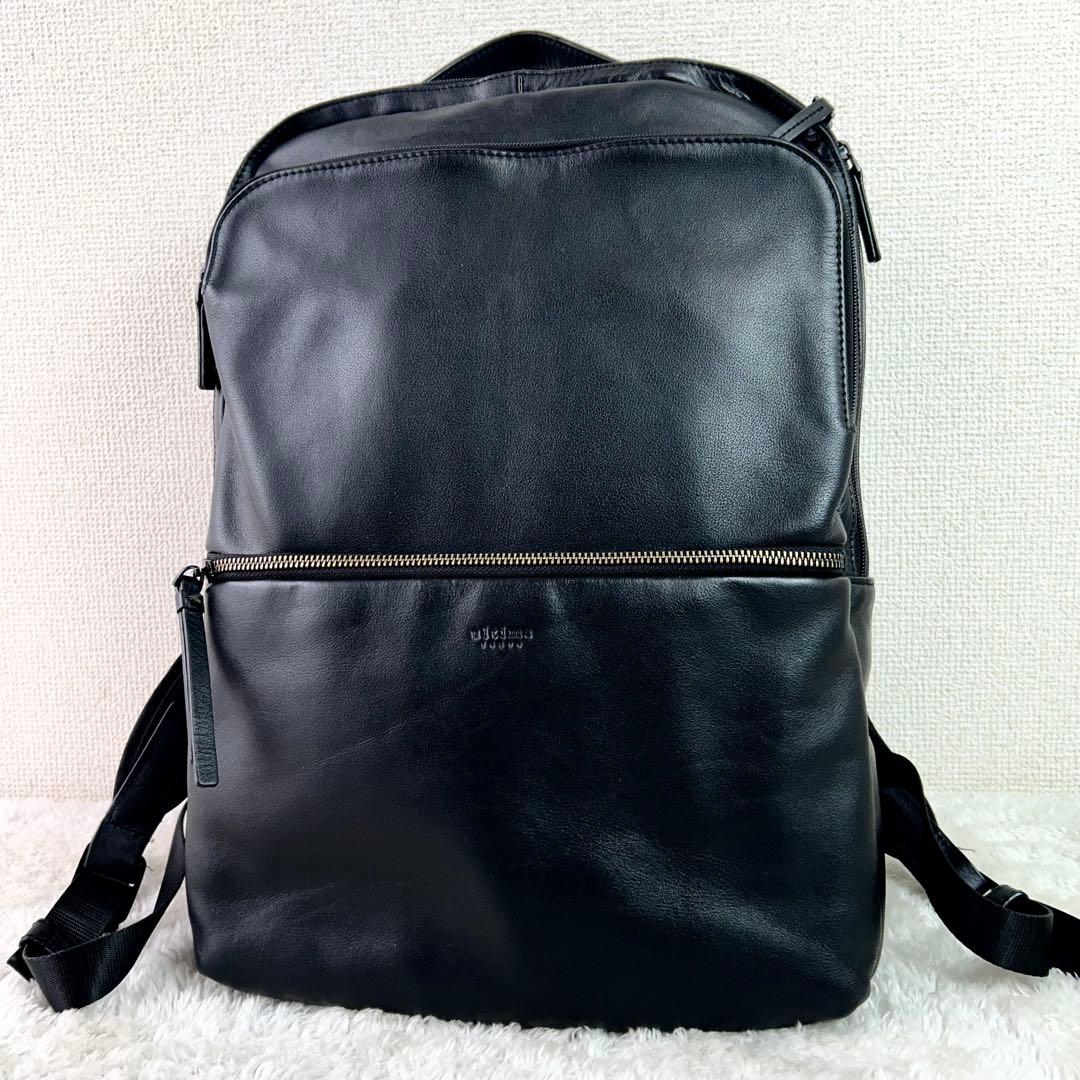 ultima tokyo レザー リュック ビジネスバッグ ブラック