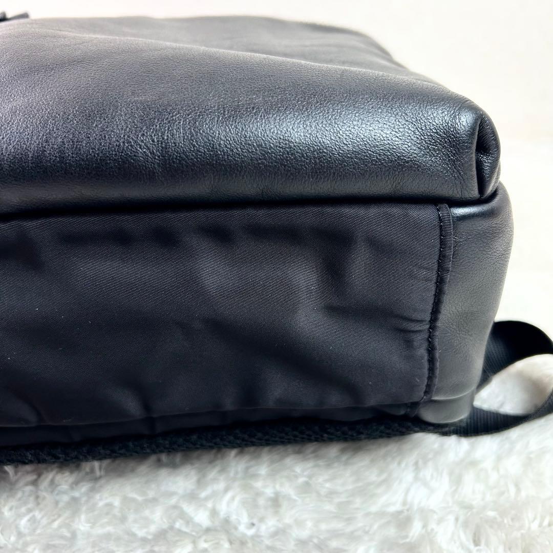 ultima tokyo レザー リュック ビジネスバッグ ブラック