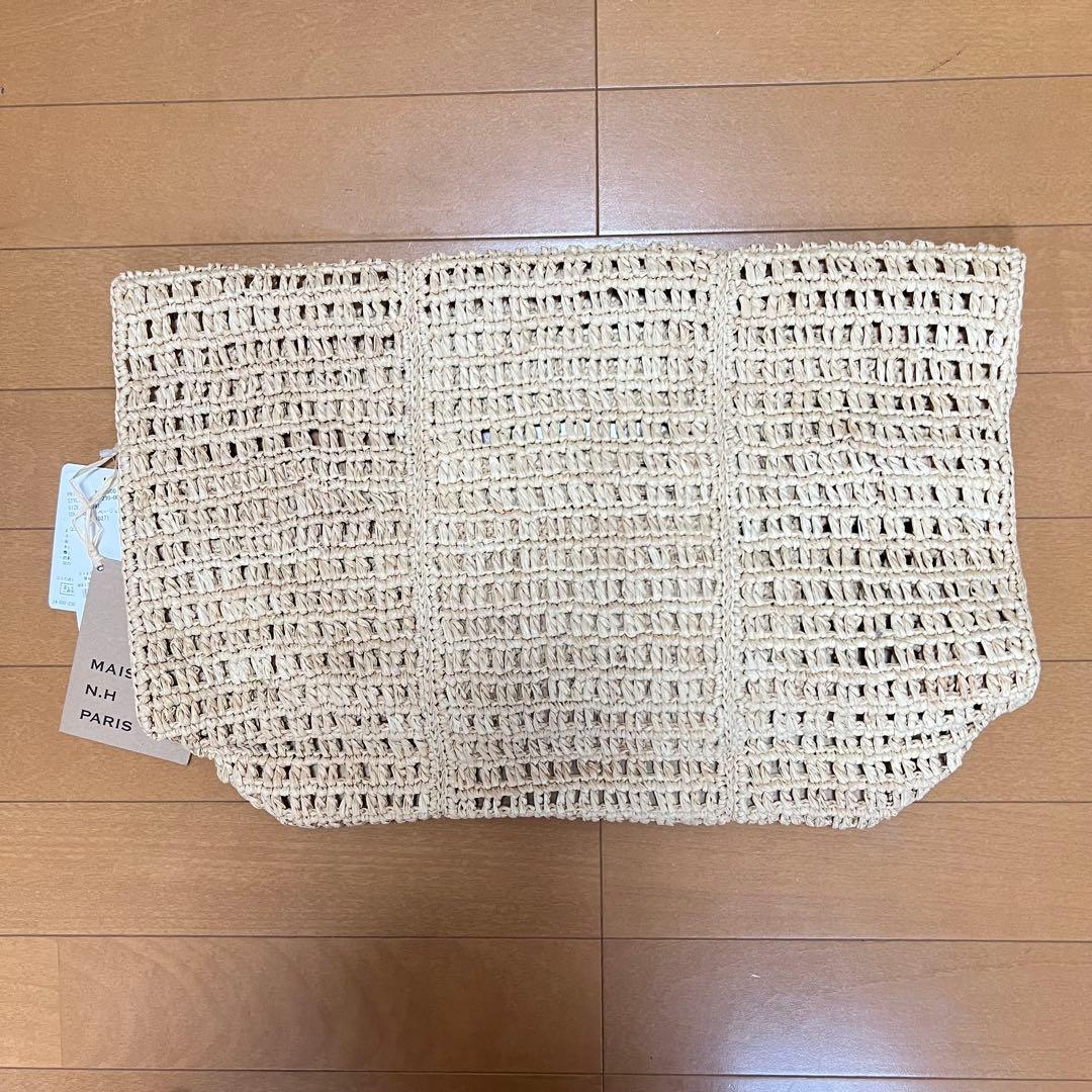 フレームワーク　メゾンエヌアッシュパリ　クラッチバッグ　かごバッグ