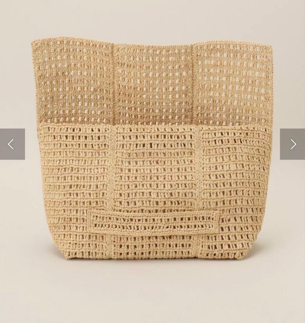 フレームワーク　メゾンエヌアッシュパリ　クラッチバッグ　かごバッグ