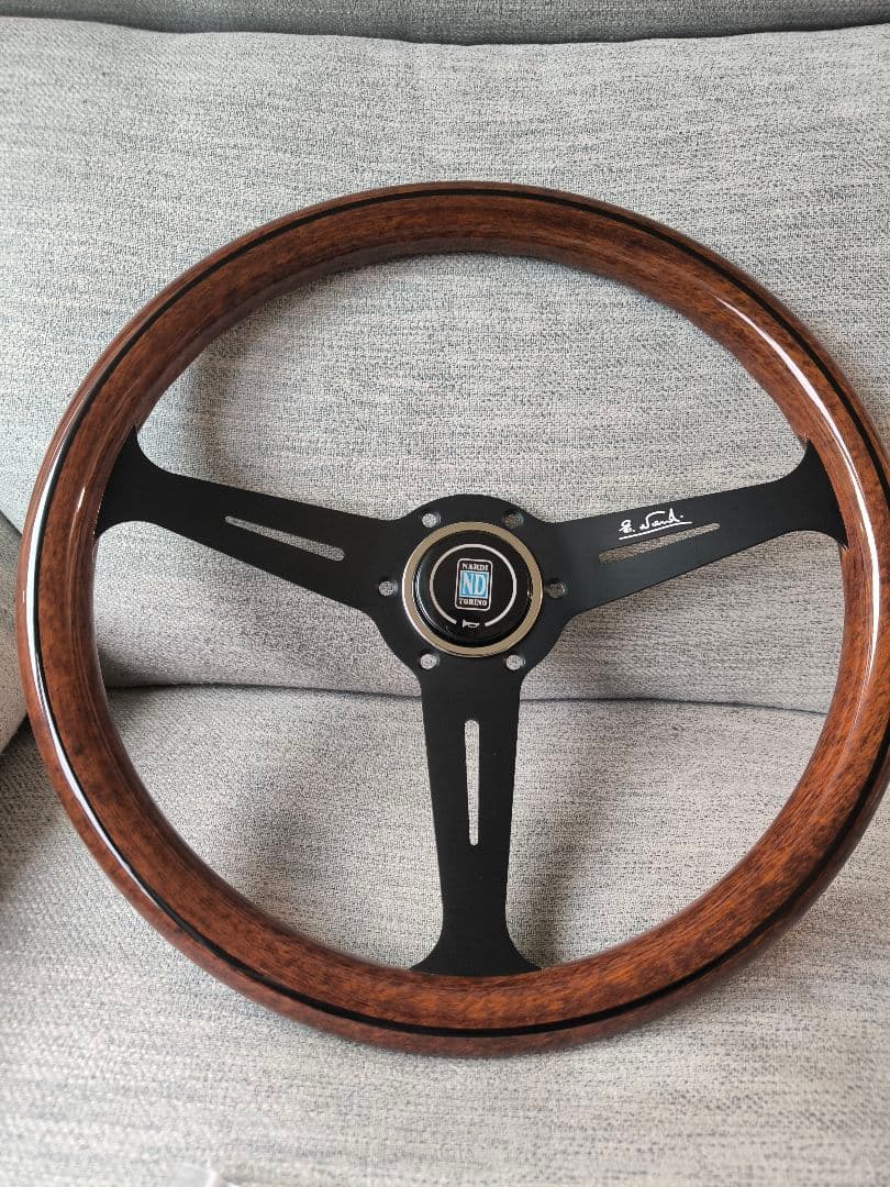 nardi ステアリング 3スポーク ウッド