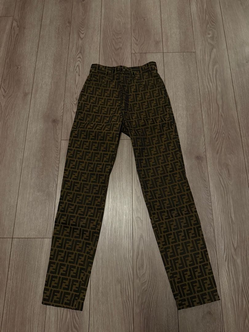 Fendi VINTAGEロゴパターン カジュアルパンツ