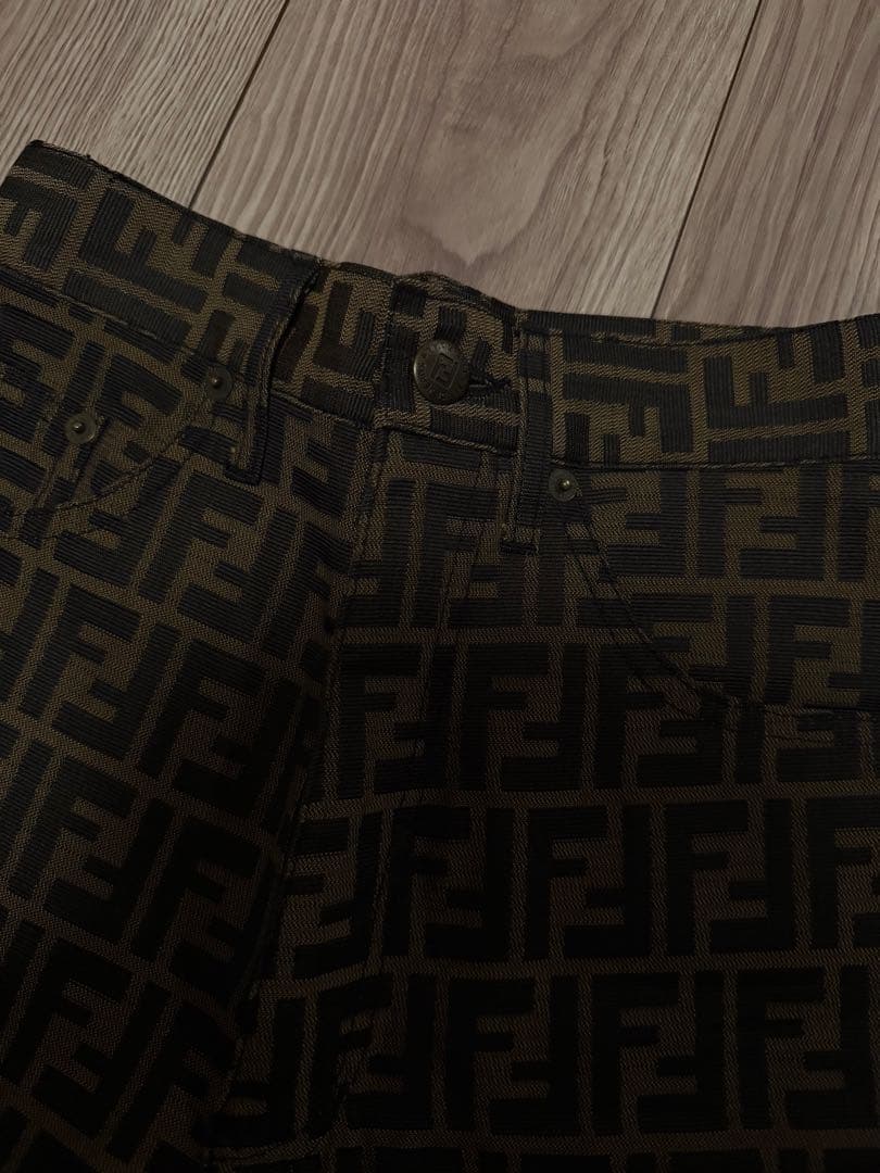 Fendi VINTAGEロゴパターン カジュアルパンツ