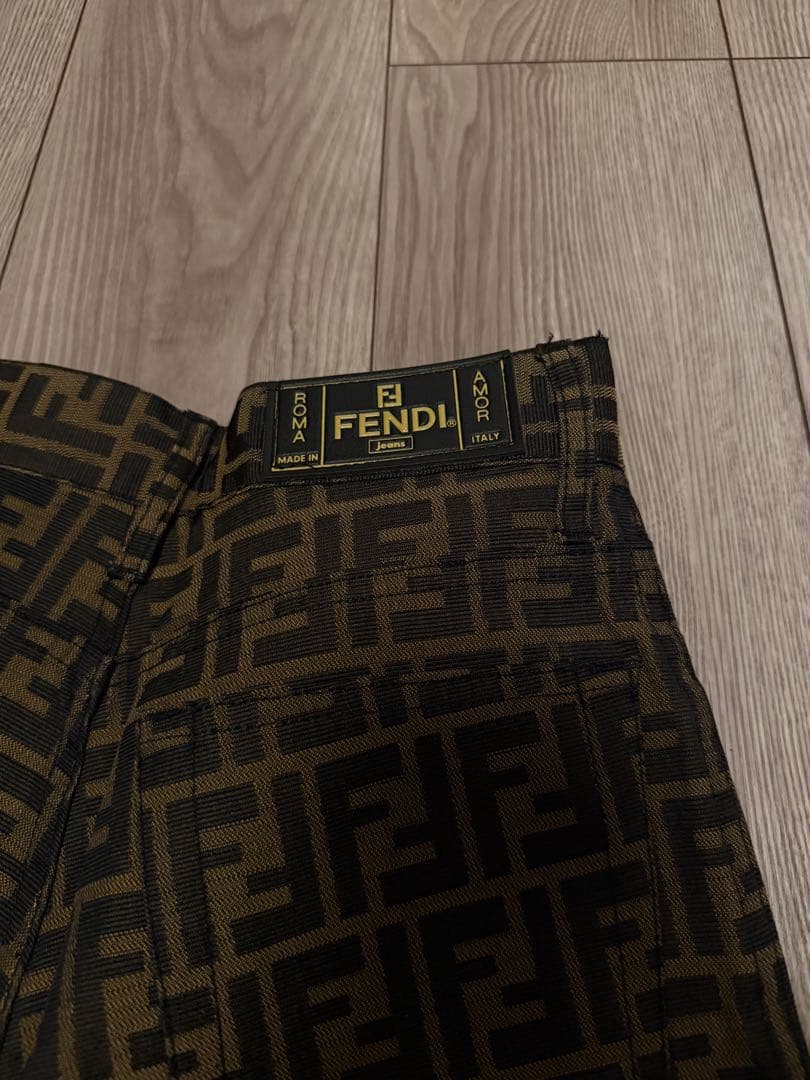 Fendi VINTAGEロゴパターン カジュアルパンツ