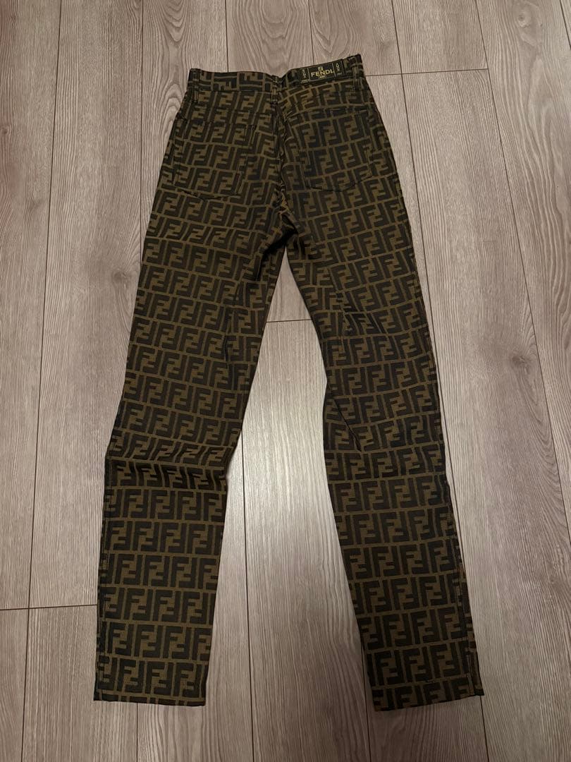 Fendi VINTAGEロゴパターン カジュアルパンツ