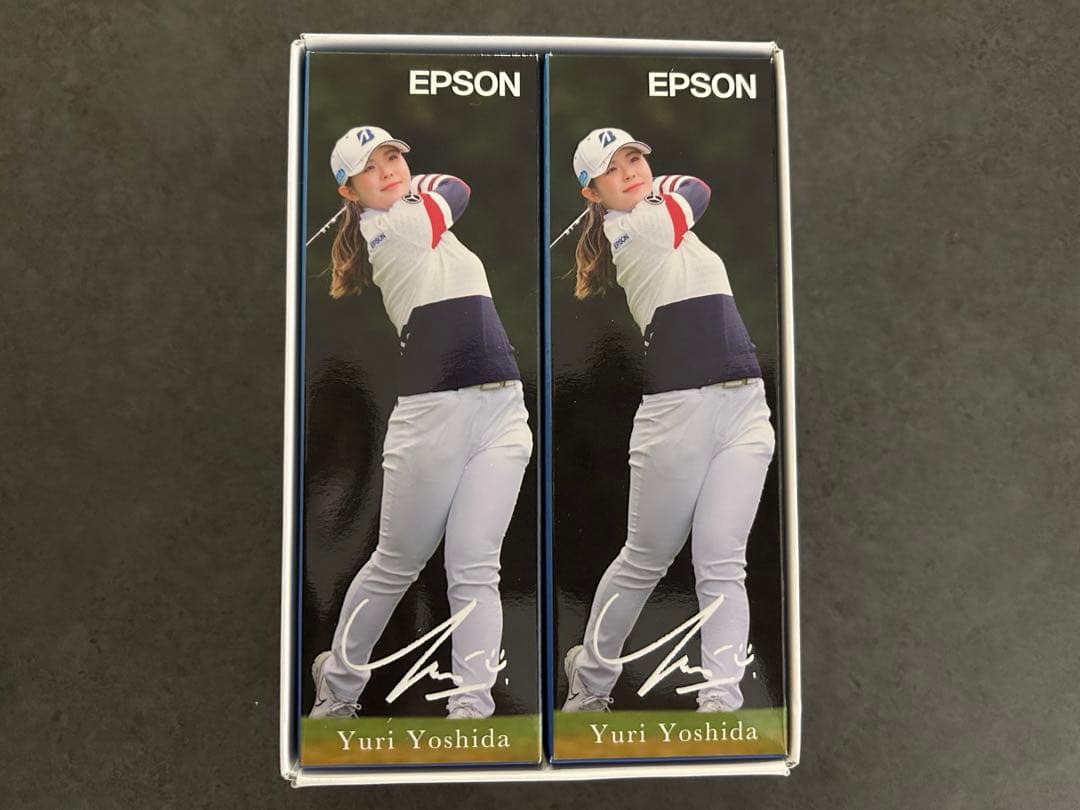 吉田優利 ゴルフボール （箱入り）サインプリント 6個　ブリヂストン