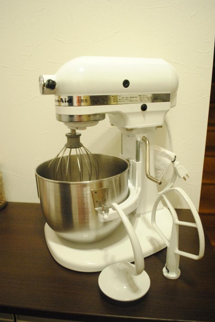 キッチンエイドスタンドミキサ Kitchenaid　KSM5 白　FMI製