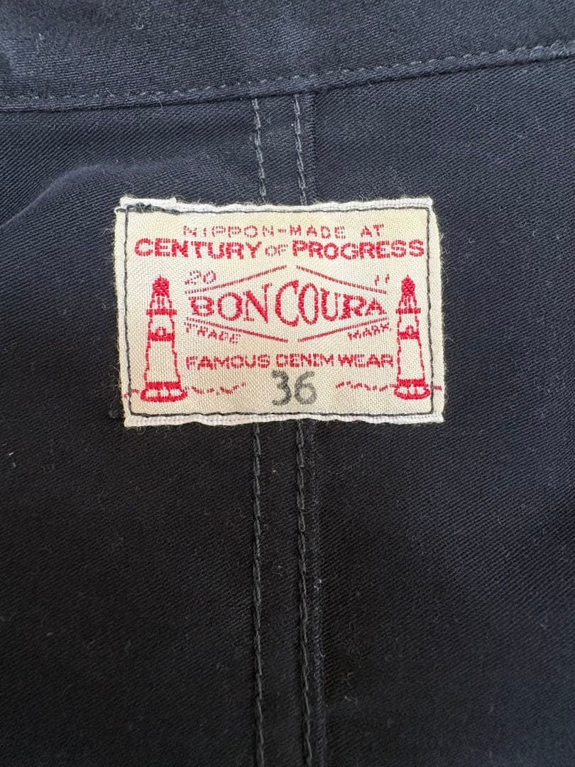 BONCOURA ARCH別注モールスキンフレンチワークJK