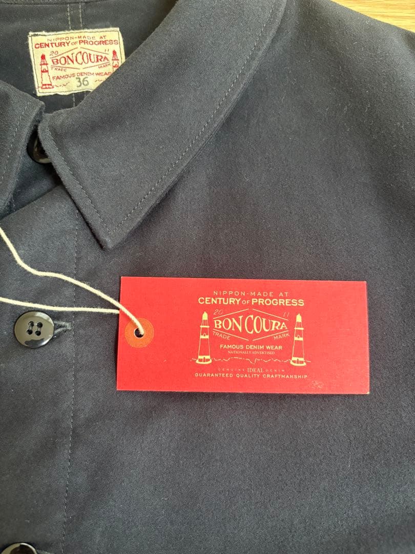 BONCOURA ARCH別注モールスキンフレンチワークJK